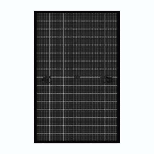 Hyundai Solar HiT-H450CE-BF 450 Wp, N-Type HJT, 1762 x 1134 x 30 mm, bifacial, juodas rėmas